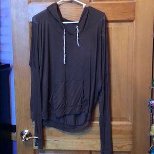 BRANDY MELVILLE drawstring hoodie top